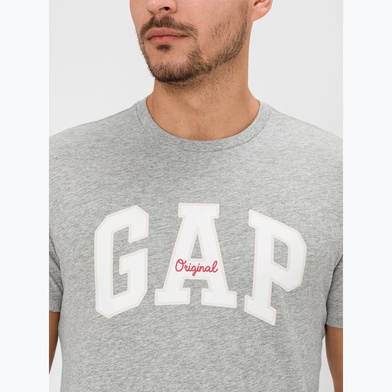 Men's GAP Logo Original T-shirt grey heather 4