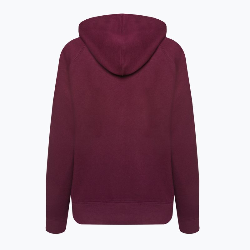 Women's GAP V-Gap Heritage FZ HD sweatshirt ruby wine 3