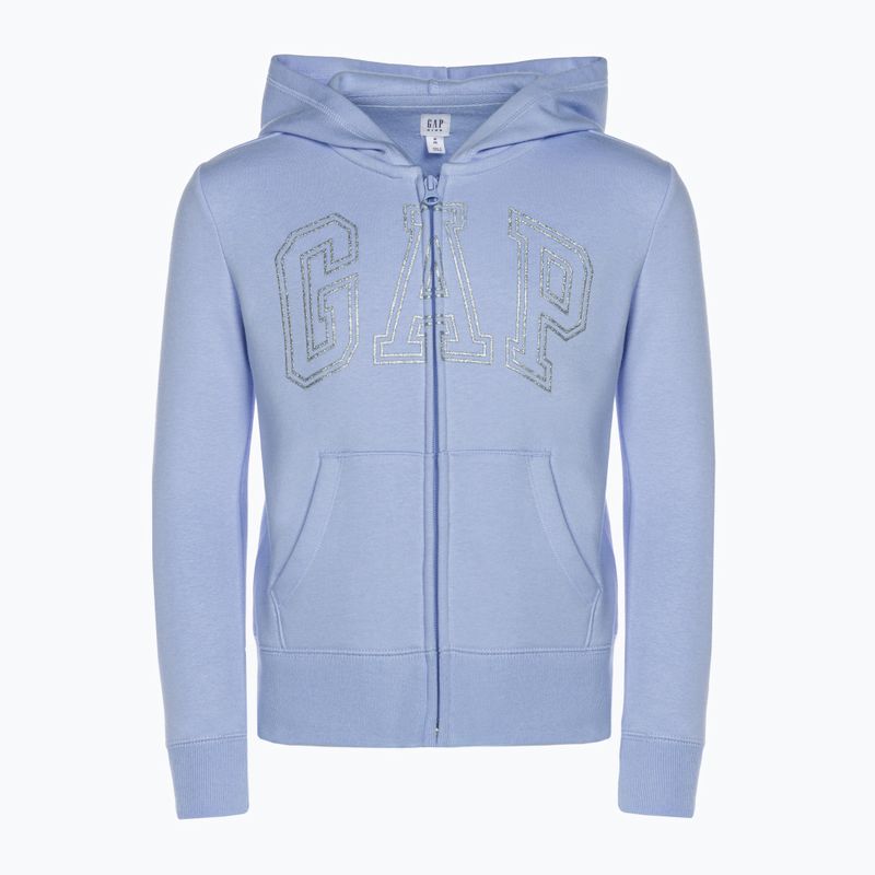 Children's sweatshirt GAP V-FA SLD Logo PO blue crystal