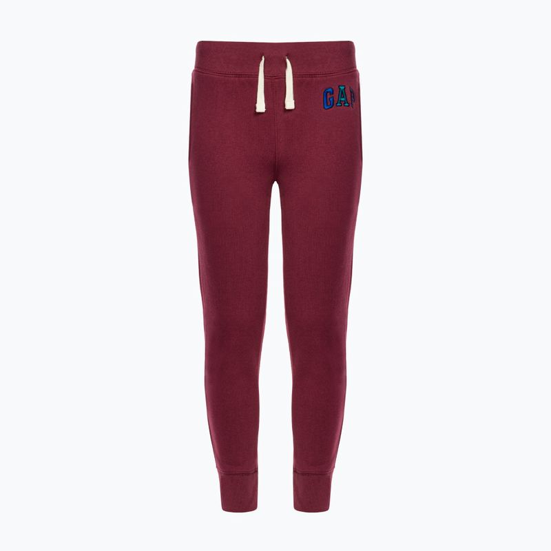 Children's trousers GAP V-Fall Fash Logo Jogger deep garnet red