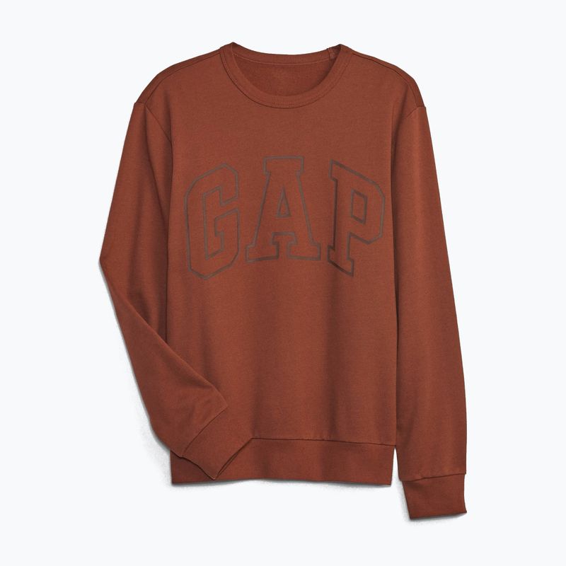 Men's GAP Logo Crewneck sweatshirt burnt russet 3