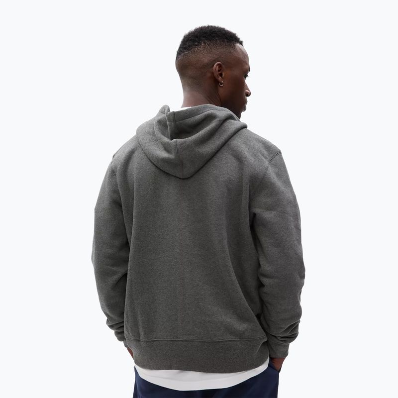 Men's GAP Fullzip Logo Hoodie heather grey 3