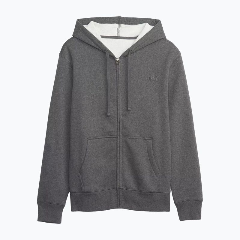 Men's GAP Fullzip Logo Hoodie heather grey 5