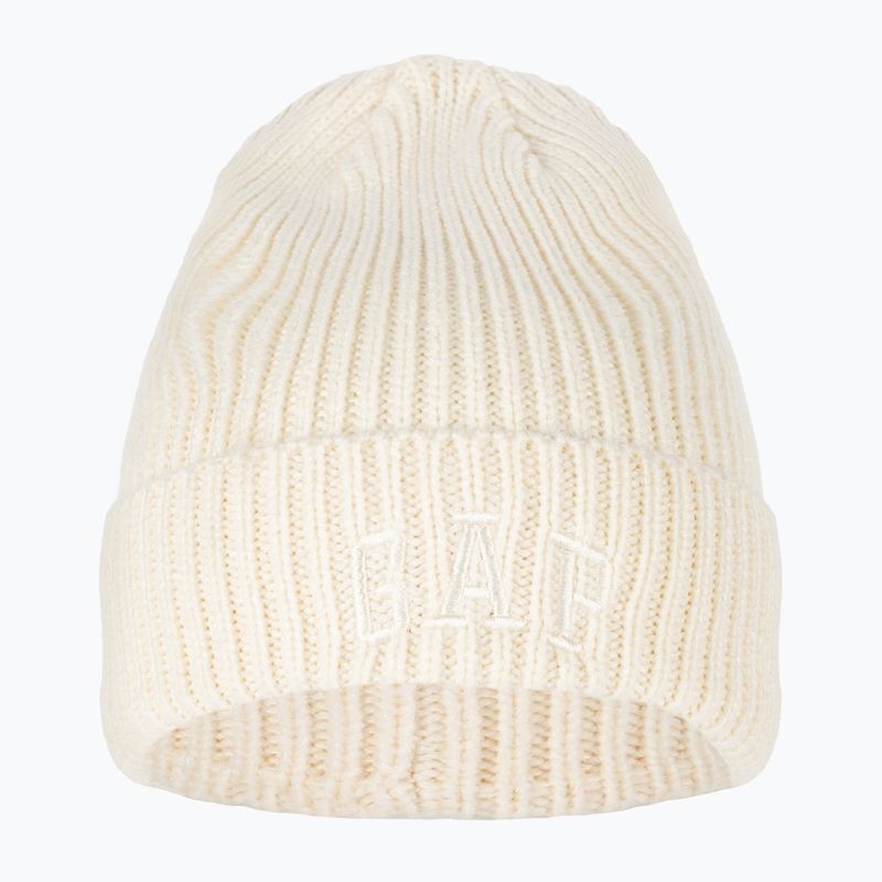 Women's GAP V-Logo Beanie ivory frost 3