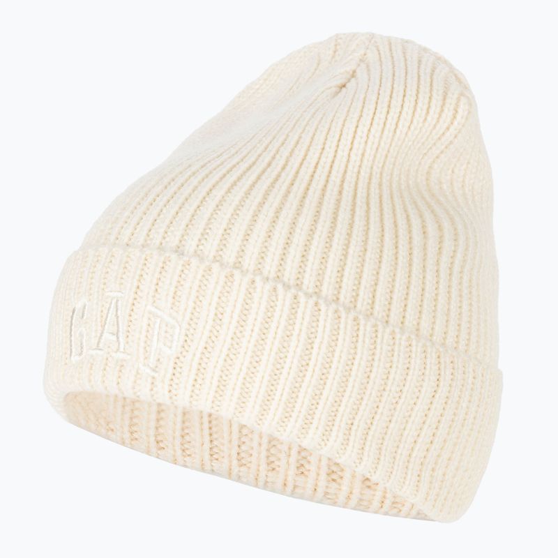 Women's GAP V-Logo Beanie ivory frost 4