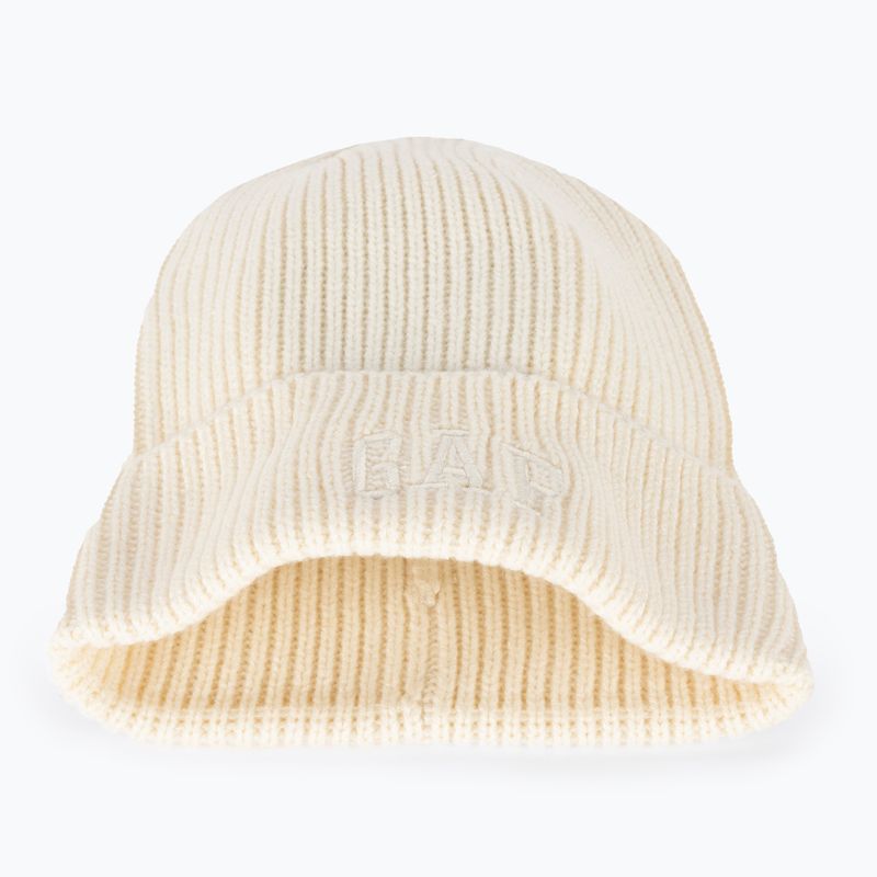 Women's GAP V-Logo Beanie ivory frost 5