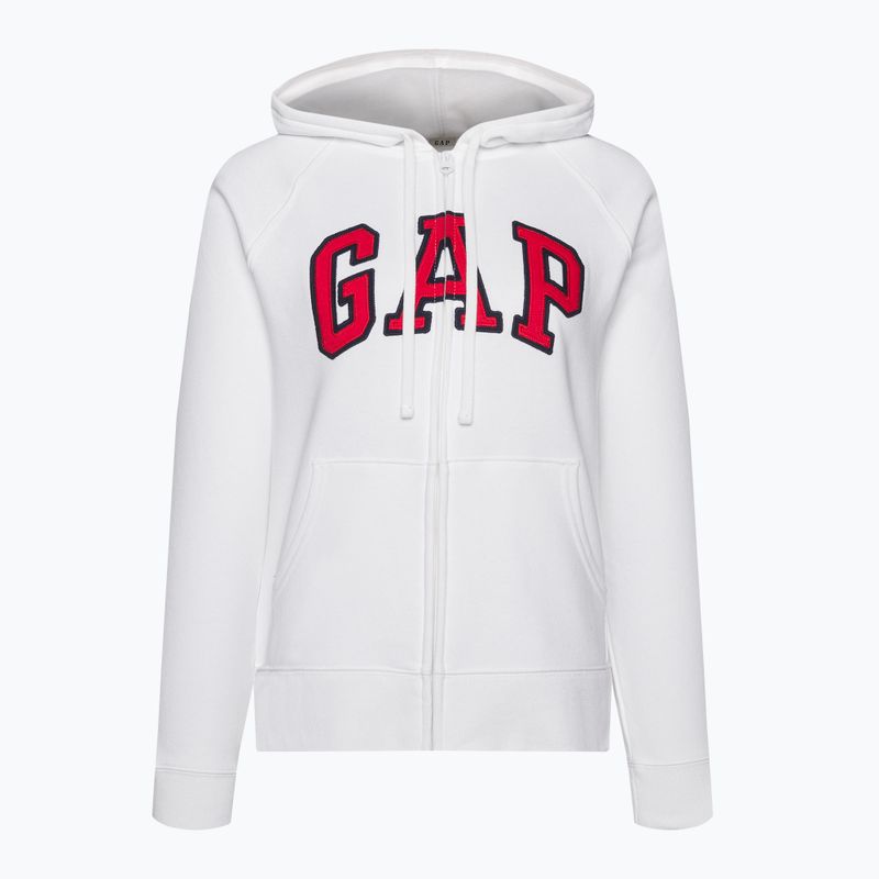 Women's GAP V-Gap Heritage FZ HD sweatshirt optic white 3