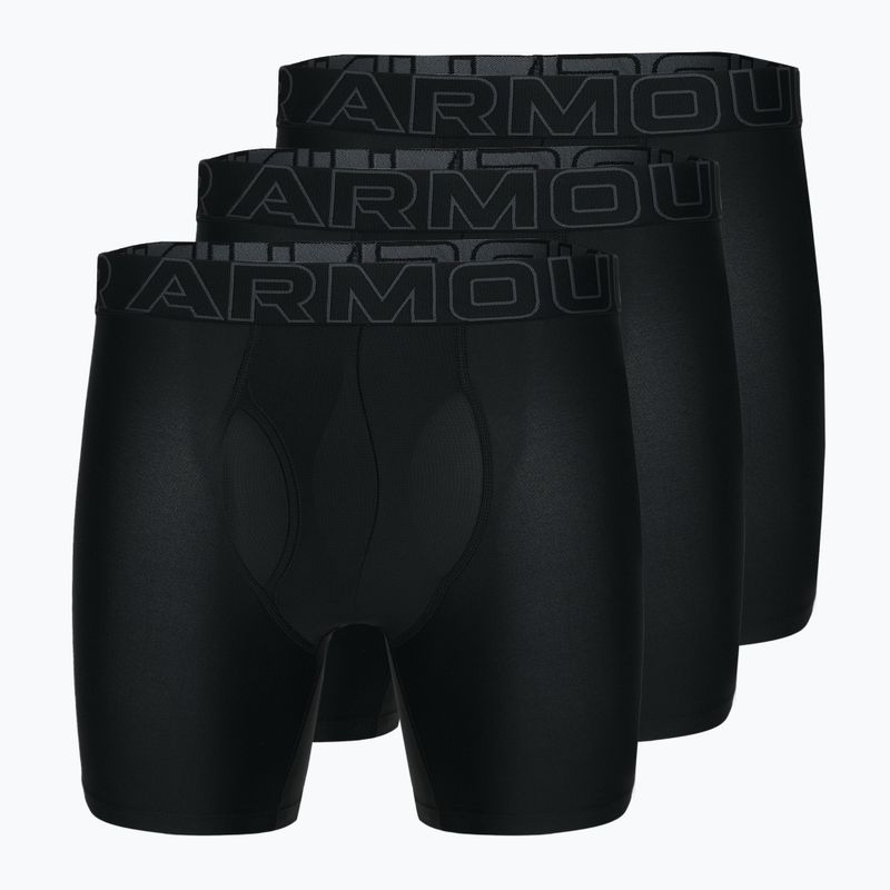 Under Armour Perf Tech 6in men's boxer shorts 3 pairs black