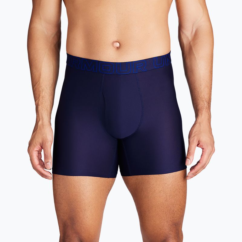 Men's boxers Under Armour Perf Tech Mesh 6in 3 pairs midnight navy 6