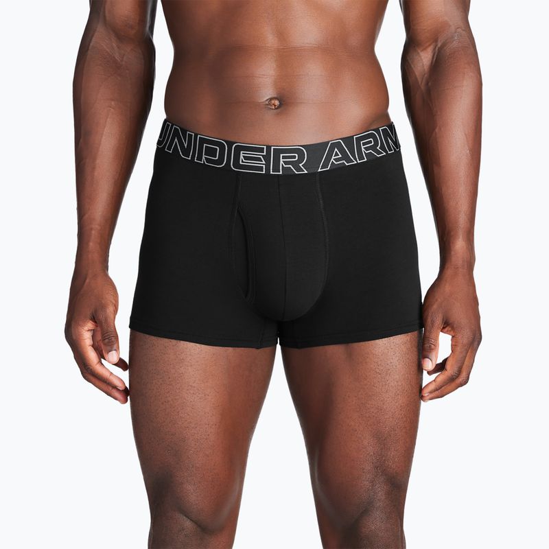 Under Armour Perf Cotton men's briefs 3 pcs black 5