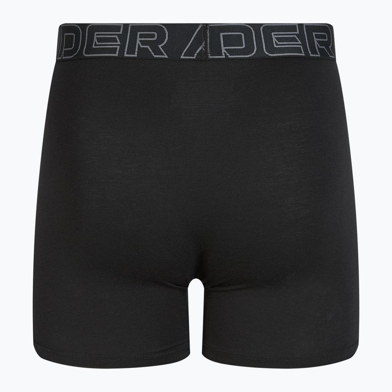 Under Armour Perf Cotton men's briefs 6" 3 pcs carbon black/galaxy black 9