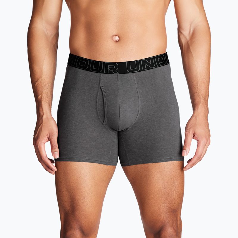 Under Armour Perf Cotton men's briefs 6 pcs carbon black/galaxy black 11