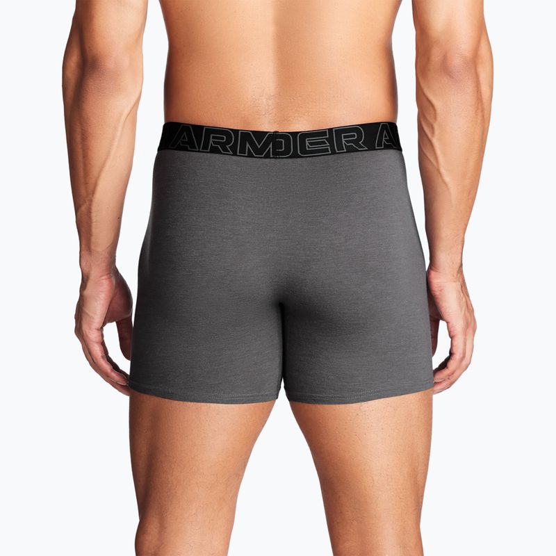 Under Armour Perf Cotton men's briefs 6 pcs carbon black/galaxy black 12