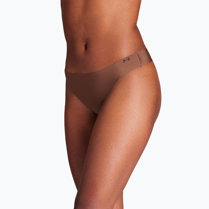 Women's thongs Under Armour Pure Stretch Ns Thong 3 pairs hue 625 2