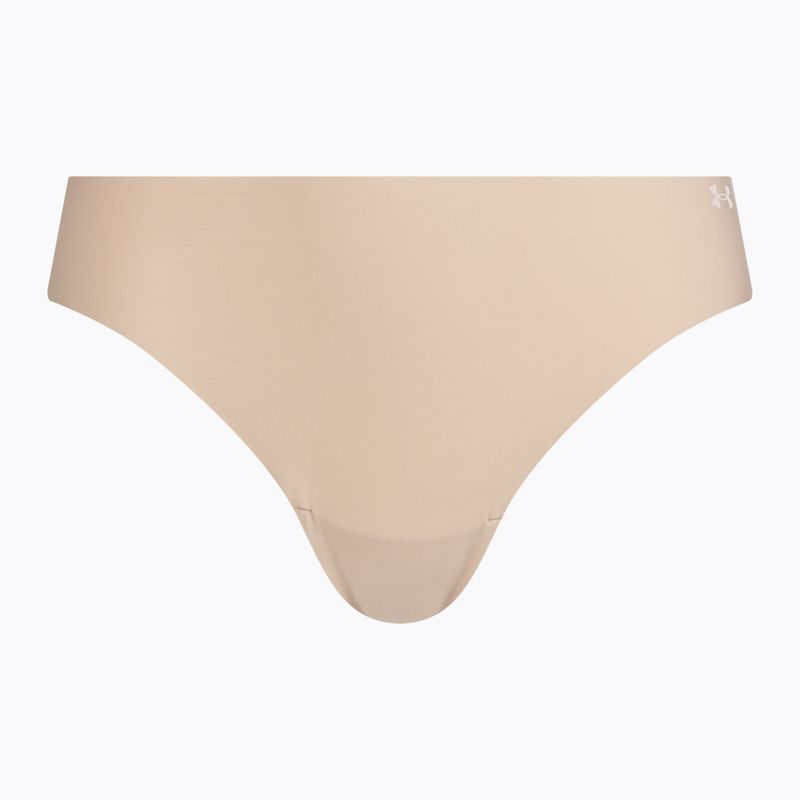 Women's Under Armour Pure Stretch Ns Thong 3 pcs beige/beige/beige 2