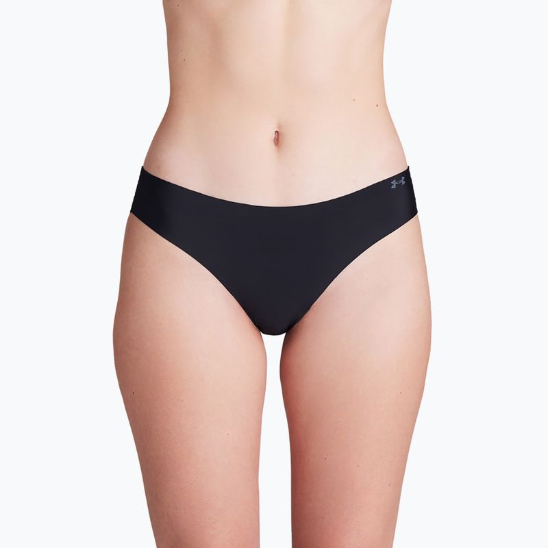 Under Armour Pure Stretch NS BKN women's briefs 3 pairs black 2