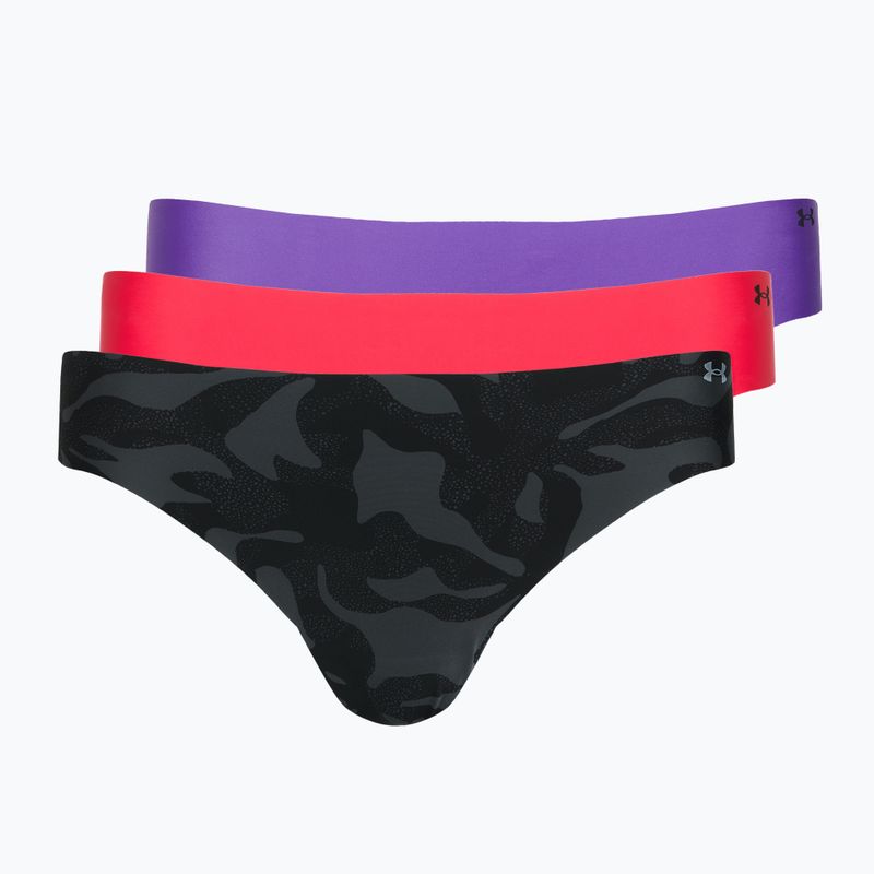 Under Armour Pure Stretch Ns Thong women's briefs 3 pairs flower multicolour