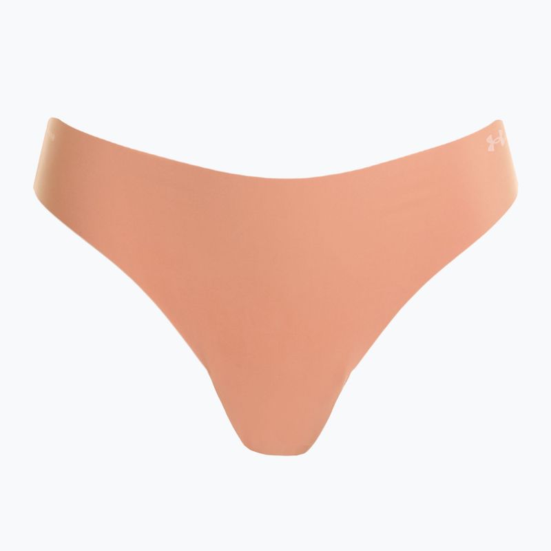 Women's thongs Under Armour Pure Stretch Ns Thong 3 pairs canyon pink/black 3