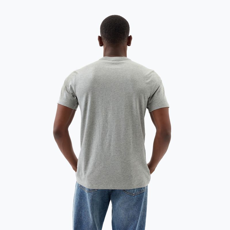 Men's GAP Soft Basic Logo T-shirt heather grey 3