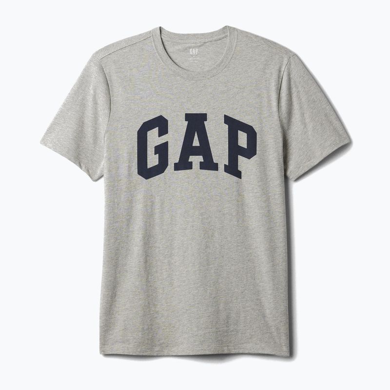Men's GAP Soft Basic Logo T-shirt heather grey 4