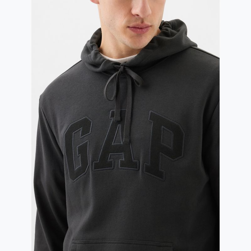 Men's GAP Heritage French Terry Logo sweatshirt moonless night 4