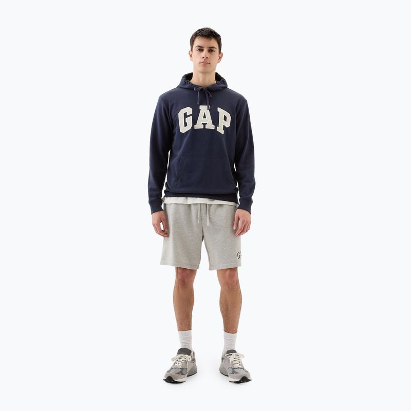 Men's GAP Heritage French Terry Logo sweatshirt blue navy 2