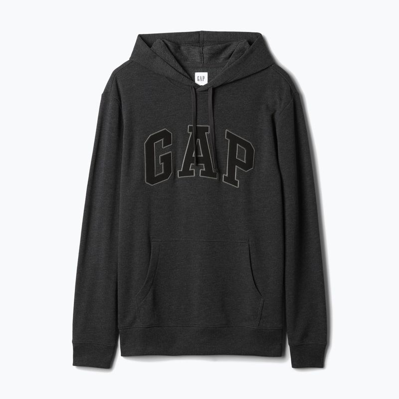 Men's GAP Heritage French Terry Logo sweatshirt charcoal heather 5