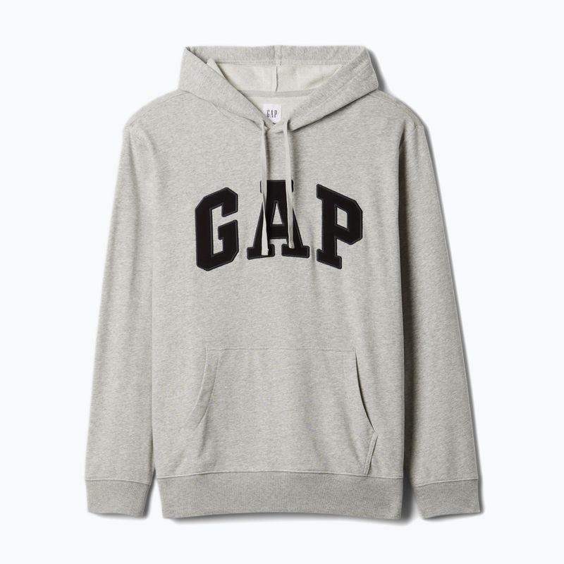 Men's GAP Heritage French Terry Logo light heather grey sweatshirt 5
