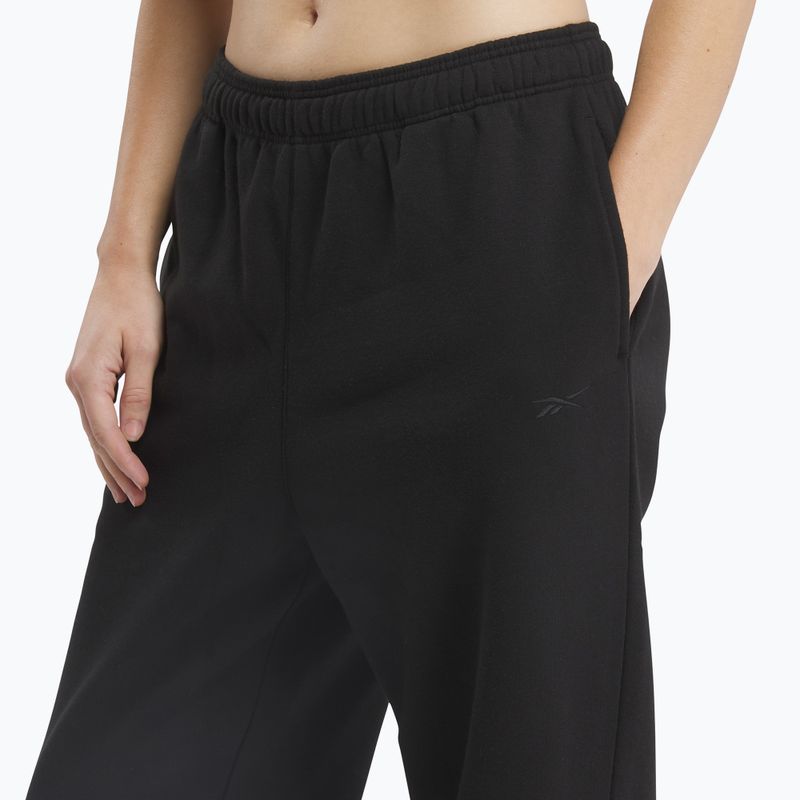 Women's Reebok Lux Fleece Sweatpants black 4