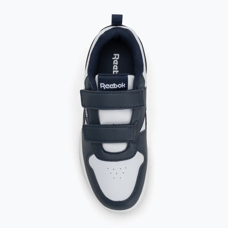 Reebok Royal Prime 2.0 Two Strap cloud white/vector navy children's shoes 5
