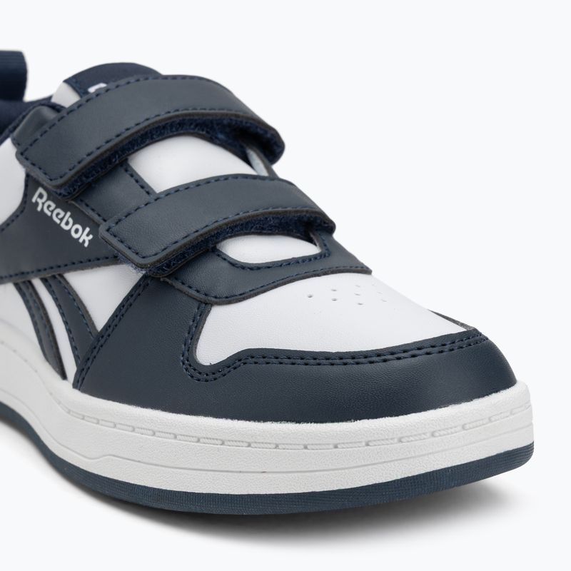 Reebok Royal Prime 2.0 Two Strap cloud white/vector navy children's shoes 7