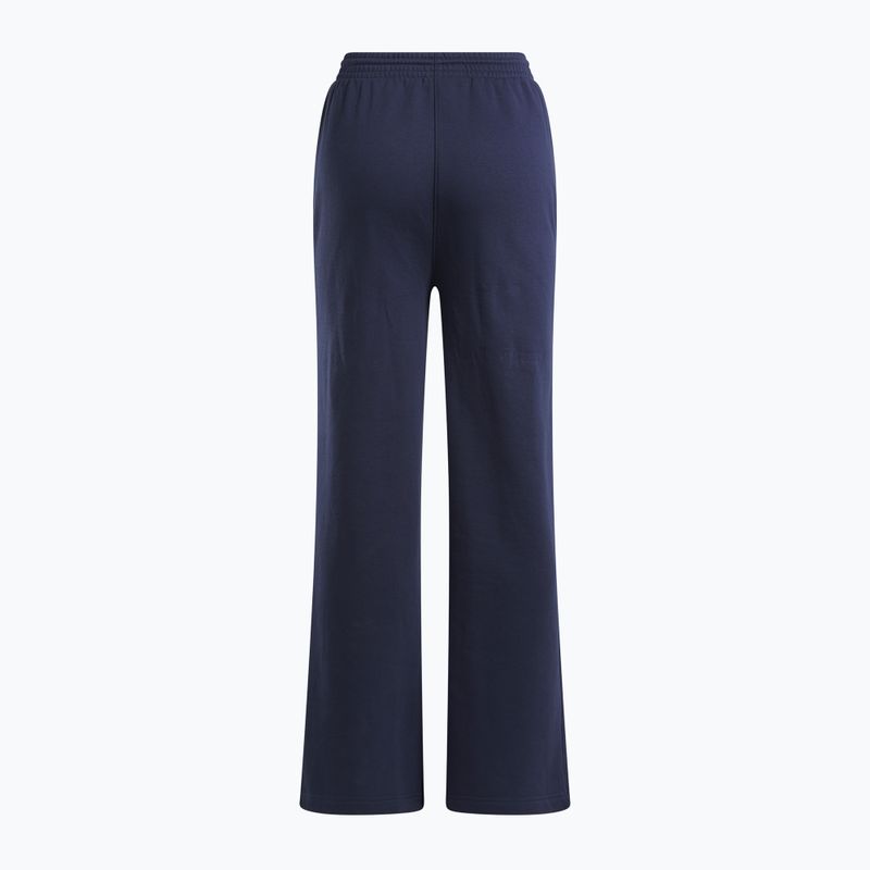 Women's trousers Reebok Identity Small Logo Fleece WIde Leg vector navy 5