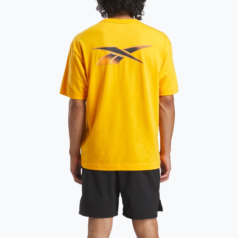 Men's training T-shirt Reebok Atlethe Hype Tee electric amber 3