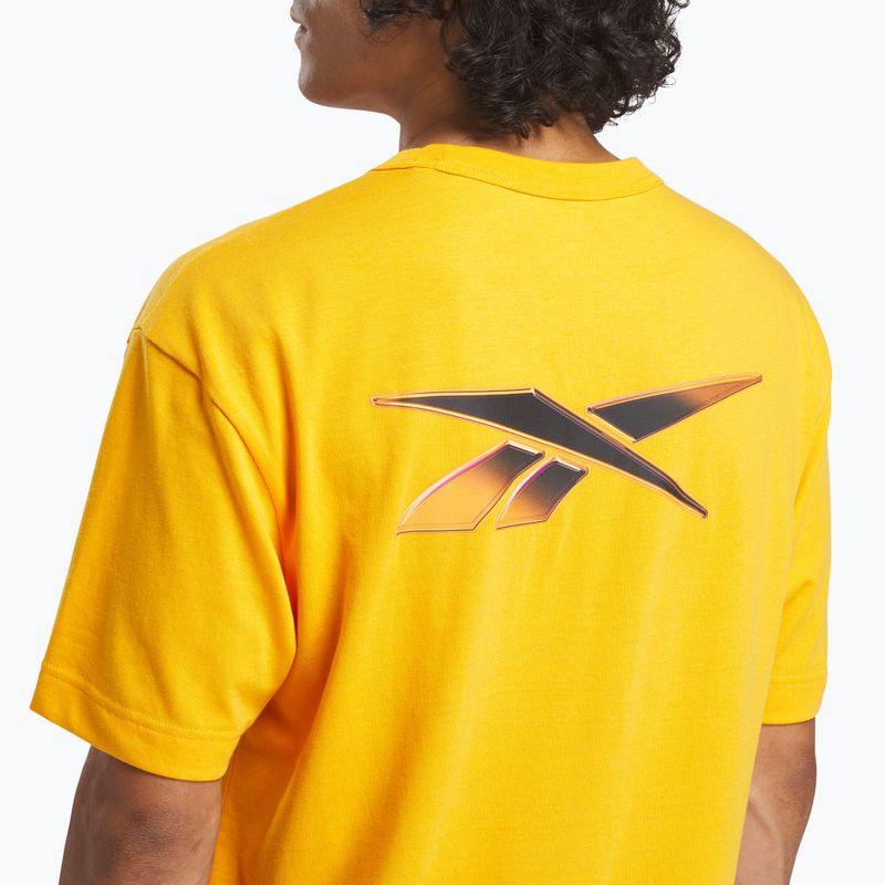 Men's training T-shirt Reebok Atlethe Hype Tee electric amber 4
