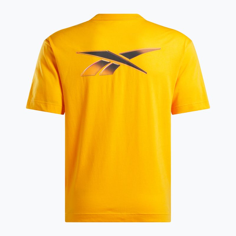 Men's training T-shirt Reebok Atlethe Hype Tee electric amber 7