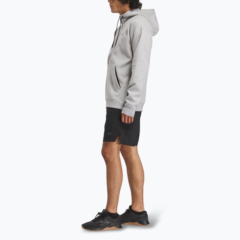 Men's Reebok Athlete Full Zip sweatshirt medium grey heather 2