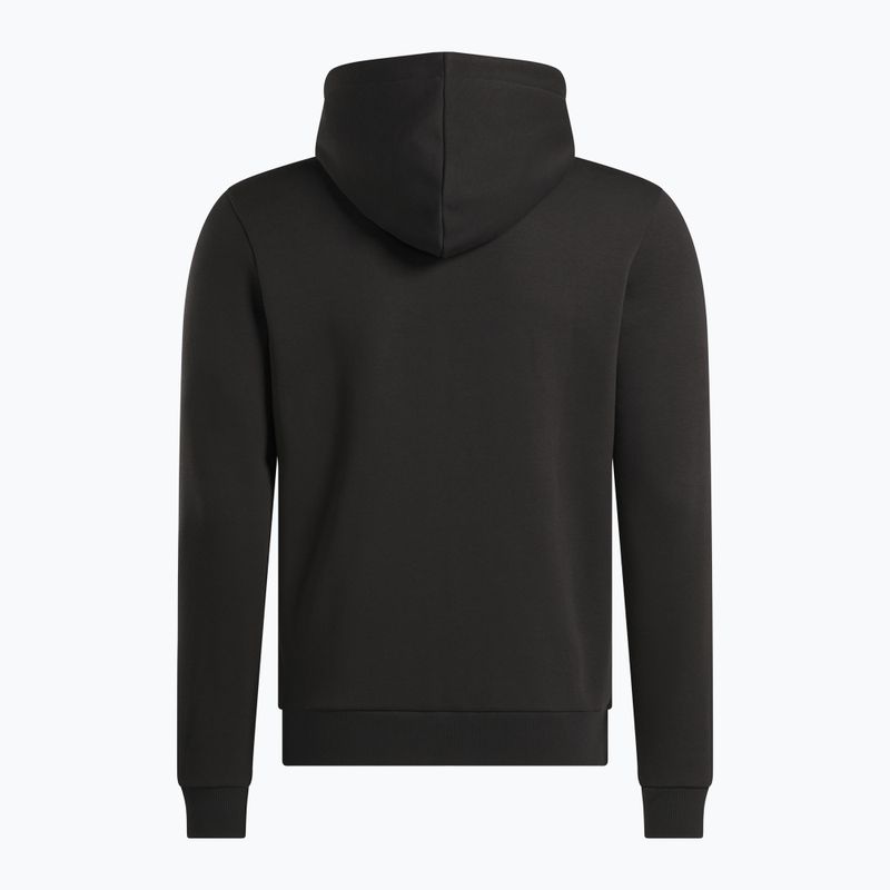 Men's Reebok Identity SL Fleece FZ sweatshirt black/white/vector red 5
