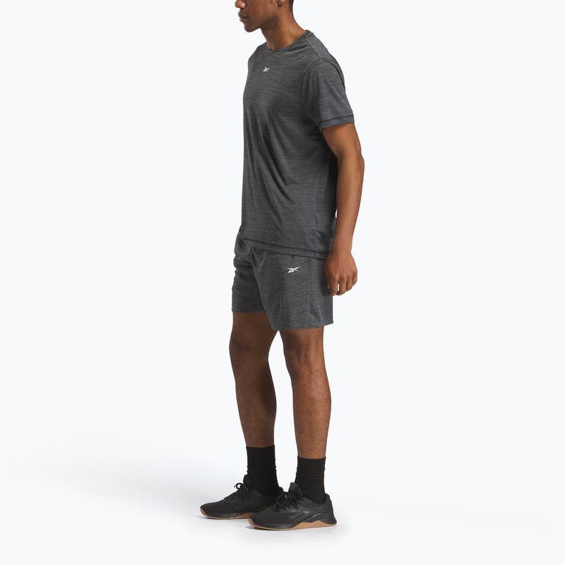 Men's training shorts Reebok Id Train Melange Knit black 2