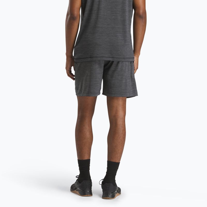 Men's training shorts Reebok Id Train Melange Knit black 3