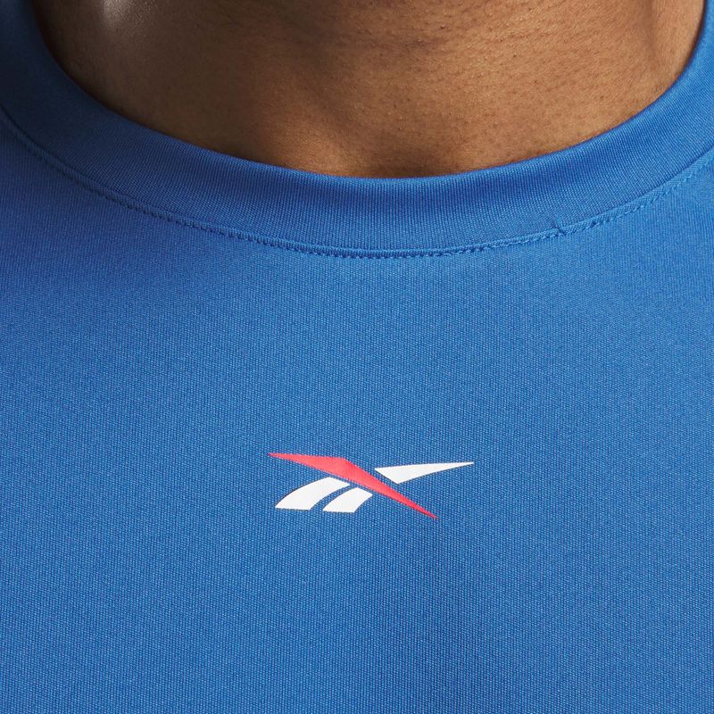 Men's training longsleeve Reebok Id Train Energy Tech Tee twilight blue 4