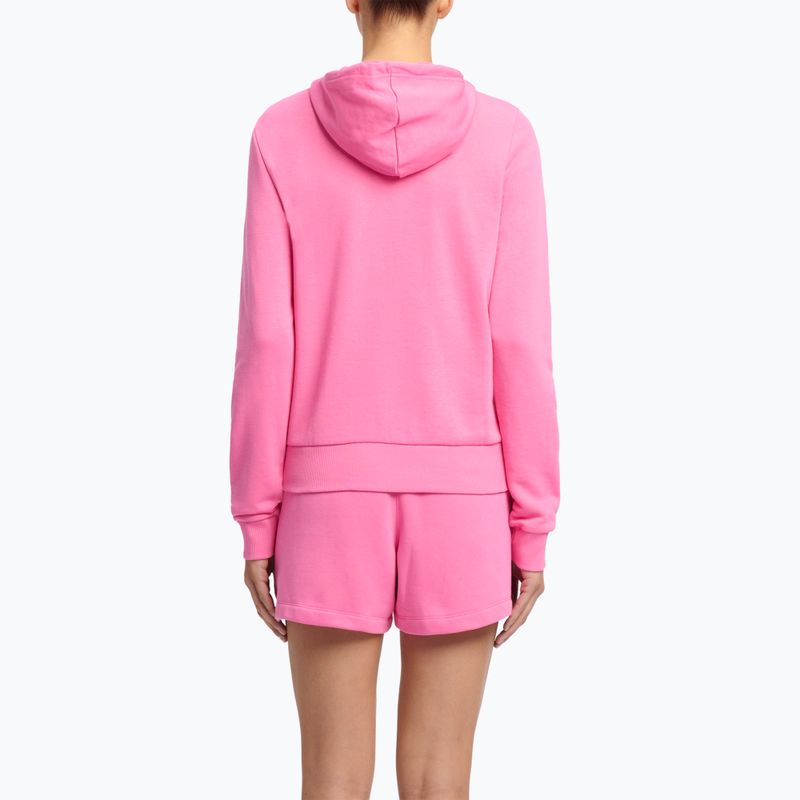 Women's Reebok Small Logo French Terry FZ sweatshirt true pink 3