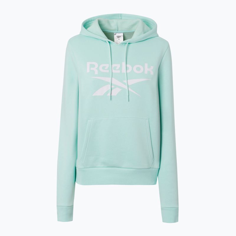 Women's Reebok Identity Big Logo Fleece glitch aqua sweatshirt 5