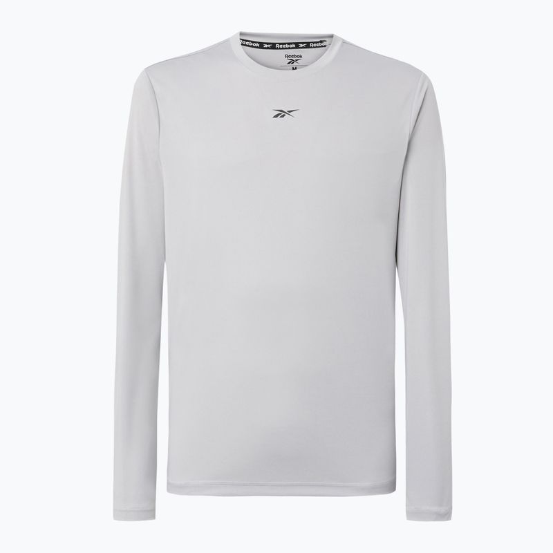 Men's longsleeve Reebok Id Train Tech Tee leisure grey 5