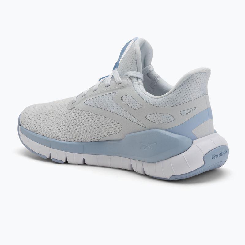 Women's training shoes Reebok Reebok Flex Trainer moon/Y2K blue/footwear white 3