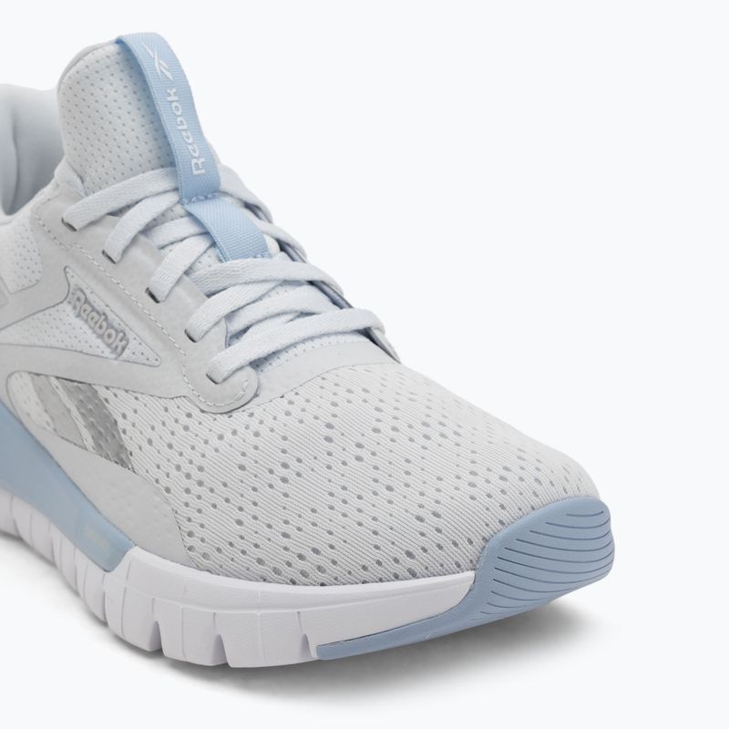 Women's training shoes Reebok Reebok Flex Trainer moon/Y2K blue/footwear white 7