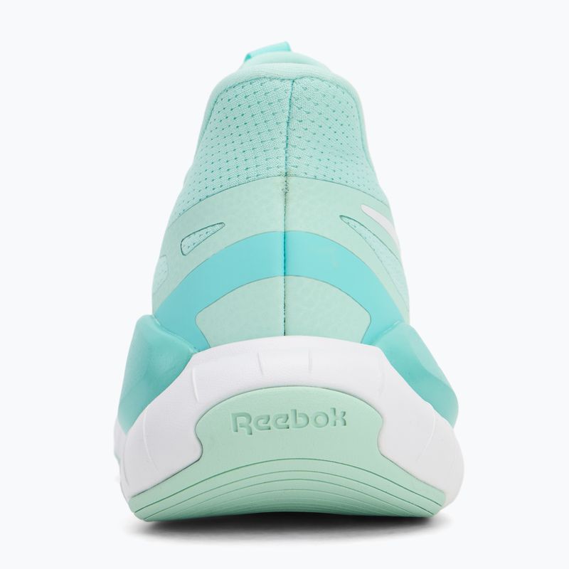 Reebok women's Reebok Flex Trainer glitch aqua/footwear white/ai aqua training shoes 6