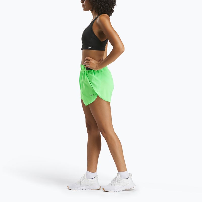 Women's training shorts Reebok Speed solar lime 2