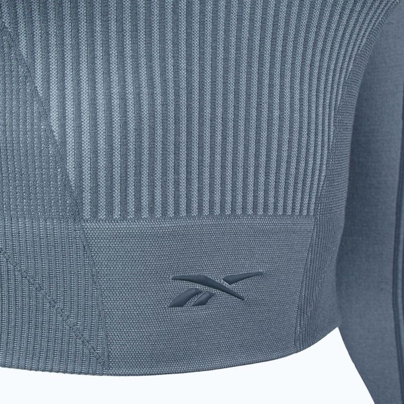 Women's training longsleeve Reebok RBK Lab Seamless Crop upgrade blue 3