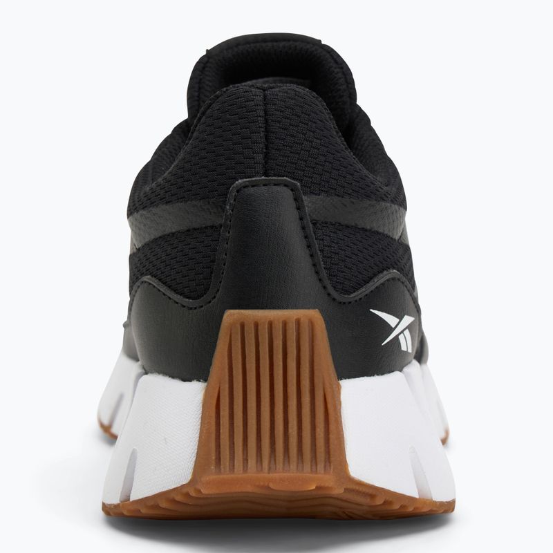 Women's Reebok Zig Dynamica STR black/white/silver metallic running shoes 6