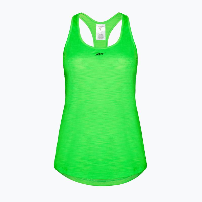 Women's training top Reebok Rbk-Chill Atletic Tank solar lime